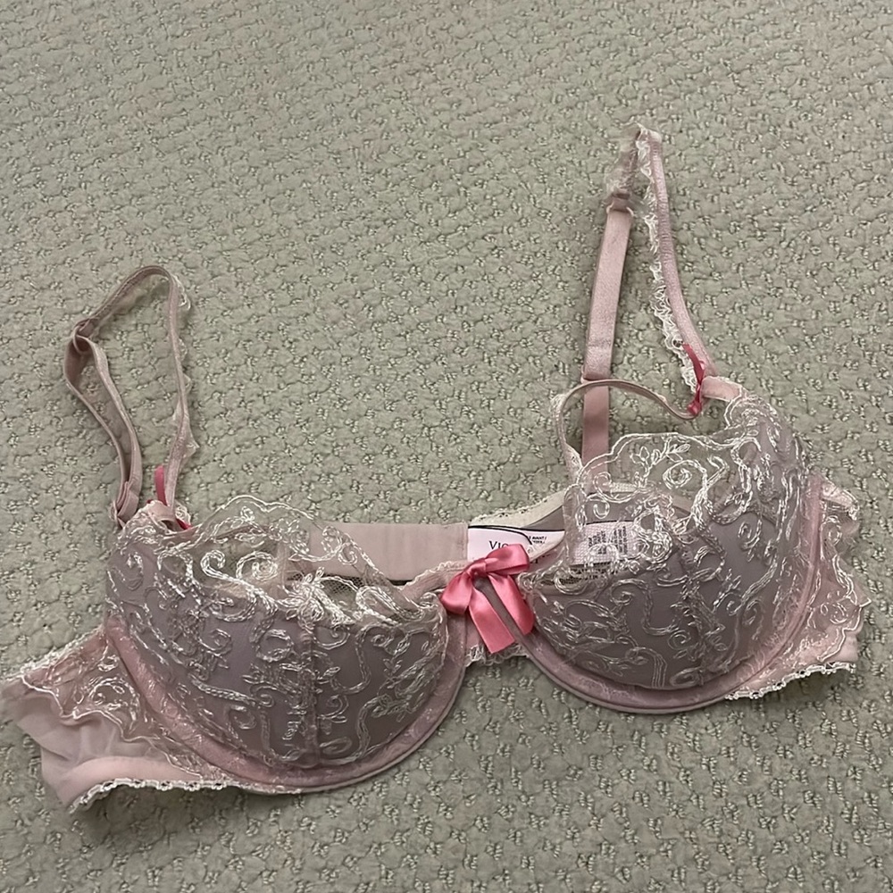 Dream Angels pink lace bra